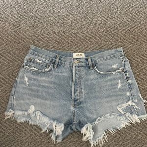 Agolde Parker denim jean shorts size 30